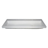 Trough 4819 Bathroom Sink in Ash-No Faucet Holes