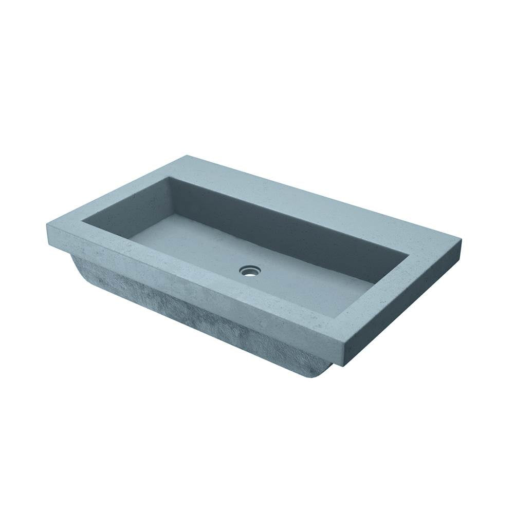 Native Trails - Trough 3019 in Ocean - No Faucet Holes - Ocean