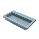 Native Trails - Trough 3619 in Ocean - No Faucet Holes - Ocean