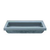 Trough 3619 Bathroom Sink in Ash