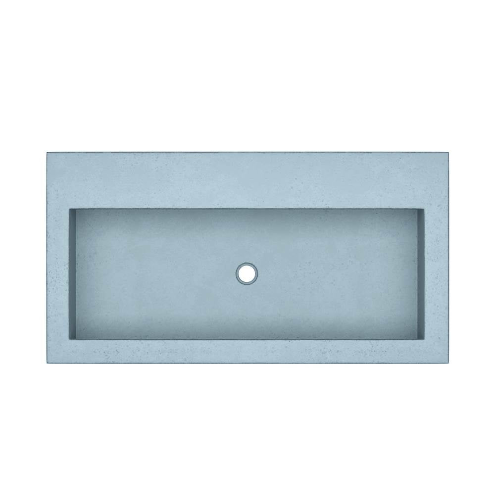 Trough 3619 Bathroom Sink in Ash