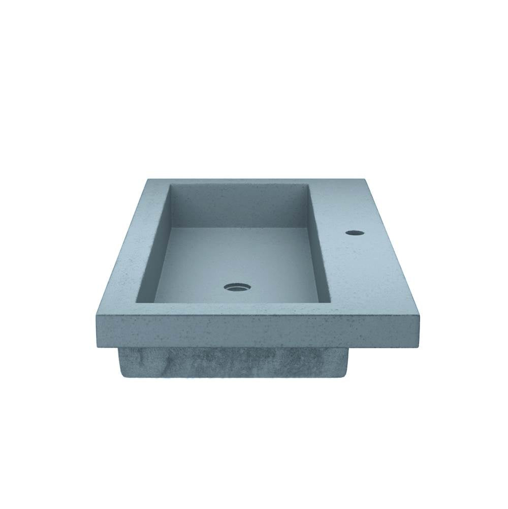 Trough 3619 Bathroom Sink in Ash