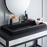 Trough 3619 Bathroom Sink in Ash