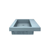 Trough 4819 Bathroom Sink in Ash