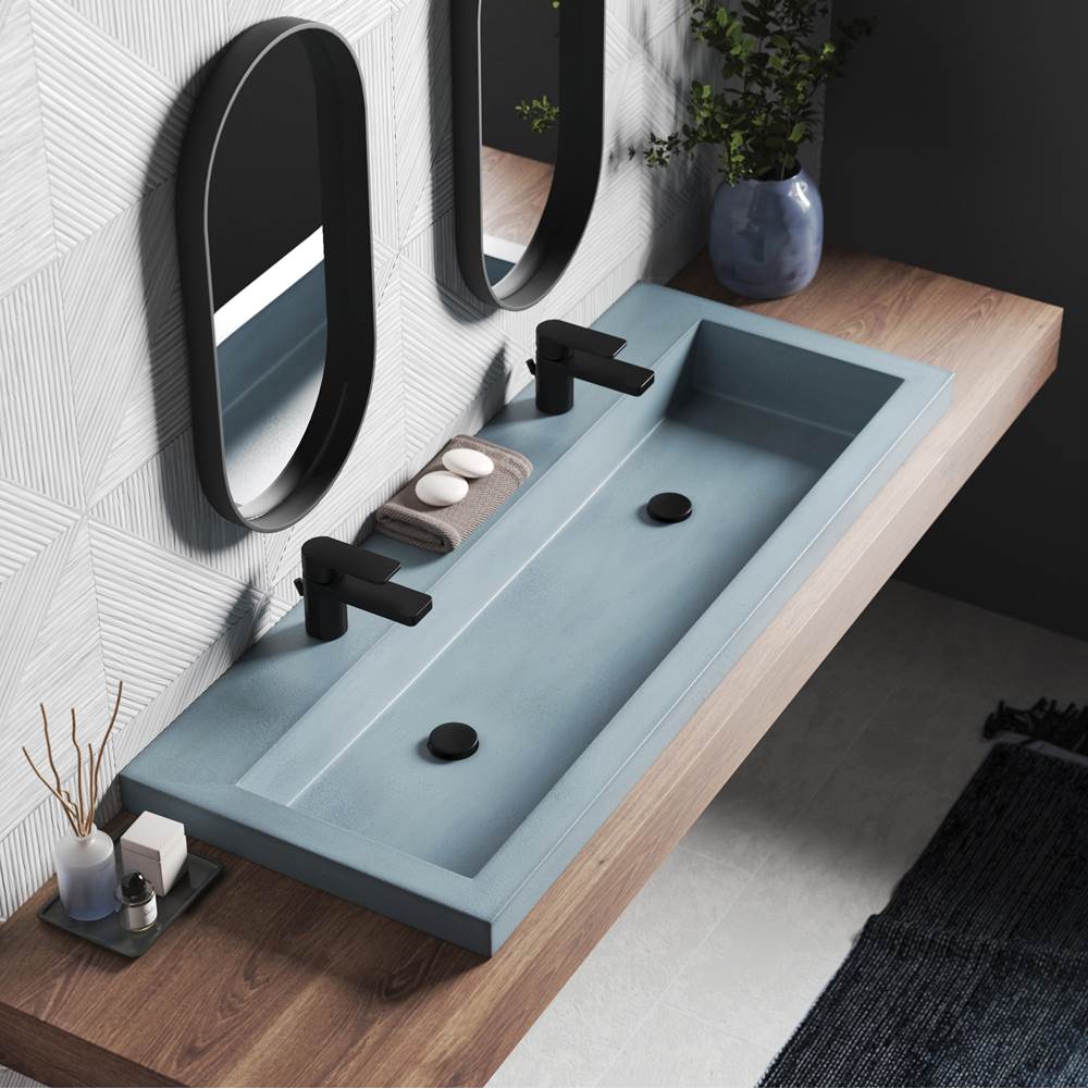 Trough 4819 Bathroom Sink in Ash