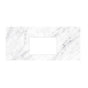 Native Trails - 30'' Carrara Vanity Top - Rectangle with 8'' Widespread Cutout - Carrara