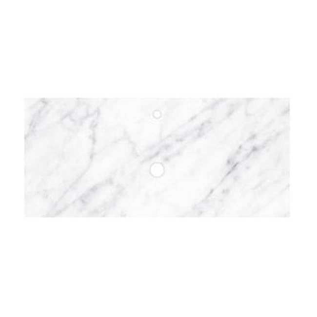 Native Trails - 30'' Carrara Vanity Top - Vessel with Single Hole Cutout - Carrara