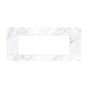 Native Trails - 48'' Carrara Vanity Top - Trough with Single or No Faucet Hole - Carrara