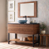 Winemaker 30'' Floating Vanity in Cask Oak