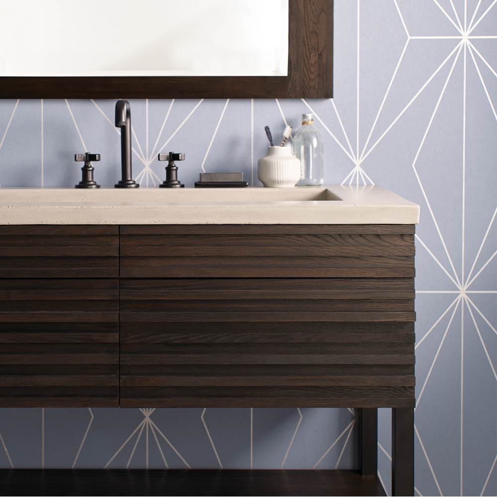 Winemaker 30'' Floating Vanity in Cask Oak
