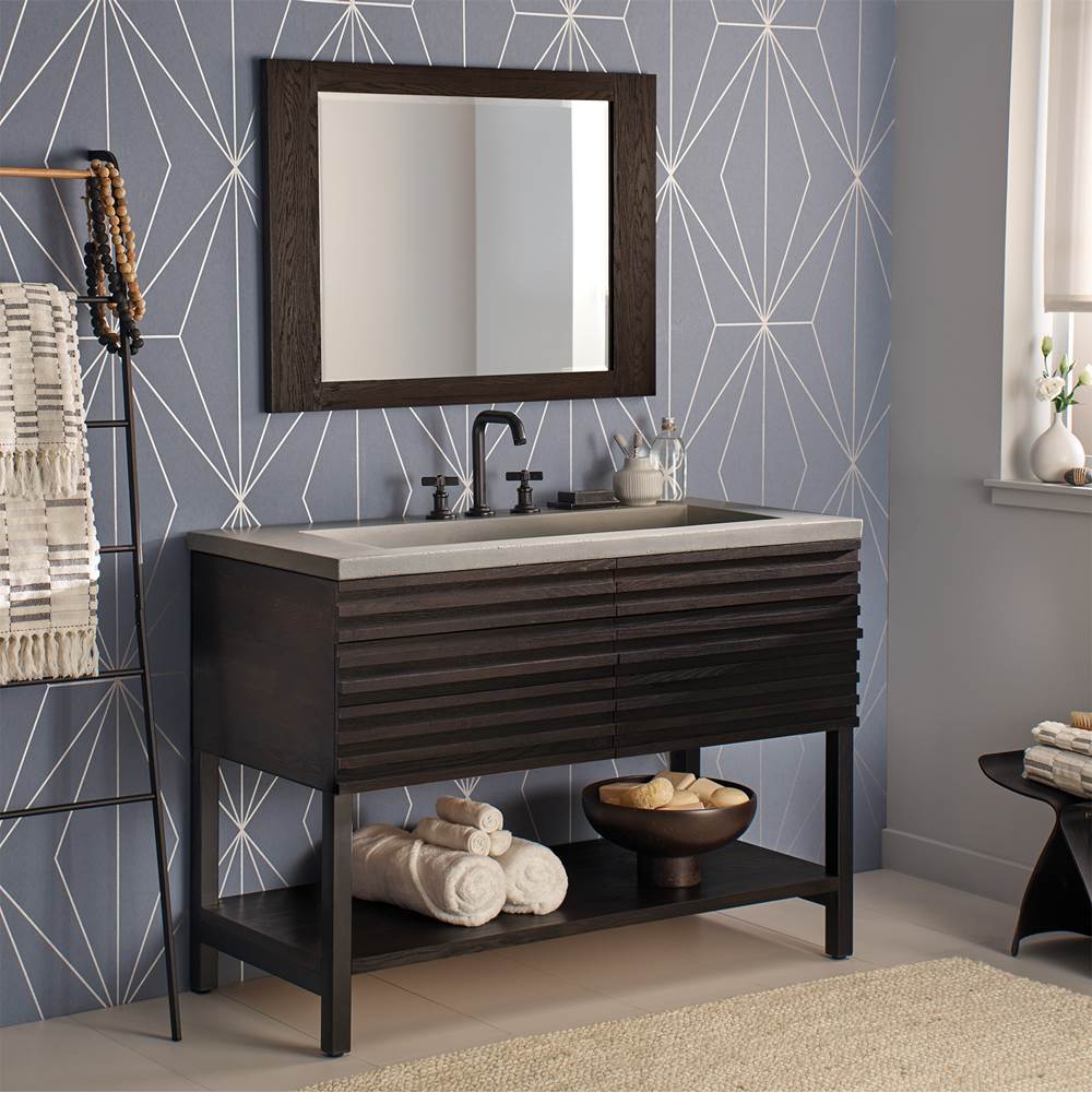 Winemaker 30'' Floating Vanity in Cask Oak