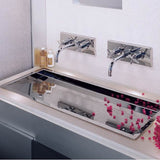 304 brushed stainless steel ebb basin 14'' X 14'' X 7-1/4'' ID drop in / under mount basin