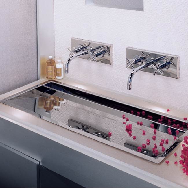304 brushed stainless steel ebb basin 17'' X 14'' X 7-1/4'' ID drop in / under mount basin