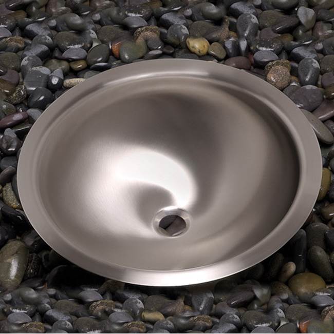 304 brushed stainless steel under mount / drop in basin 15-3/4'' X 6''