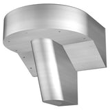 304 brushed stainless steel wall mounted basin with enclosed bottom, drilled for single hole faucet