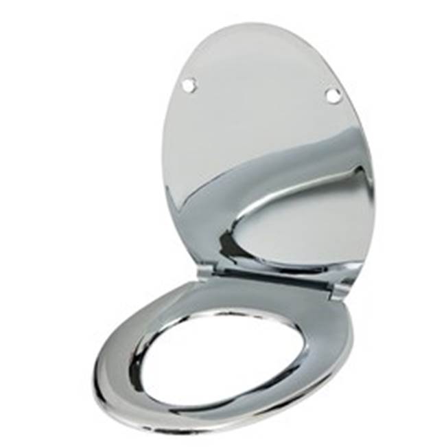 Neo-Metro by Acorn - d Mira (polished) chrome plated ABS plastic toilet seat