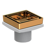 Newport Brass - 4'' Tile In Drain Throat - Polished Gold Pvd