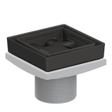 Newport Brass - 4'' Tile In Drain Throat - Flat Black