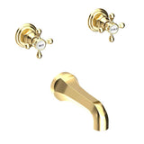 Newport Brass - Astor Wall Mount Tub Faucet - Forever Brass Pvd