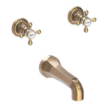 Newport Brass - Astor Wall Mount Tub Faucet - Antique Brass