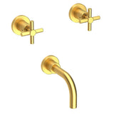 Newport Brass - East Linear Wall Mount Tub Faucet - Satin Brass Pvd
