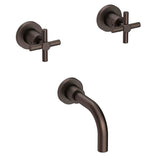 Newport Brass - East Linear Wall Mount Tub Faucet - English Bronze
