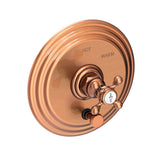 Newport Brass - Astor Balanced Pressure Tub & Shower Diverter Plate with Handle - Antique Copper