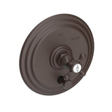 Newport Brass - Astor Balanced Pressure Tub & Shower Diverter Plate with Handle - Oil Rubbed Bronze