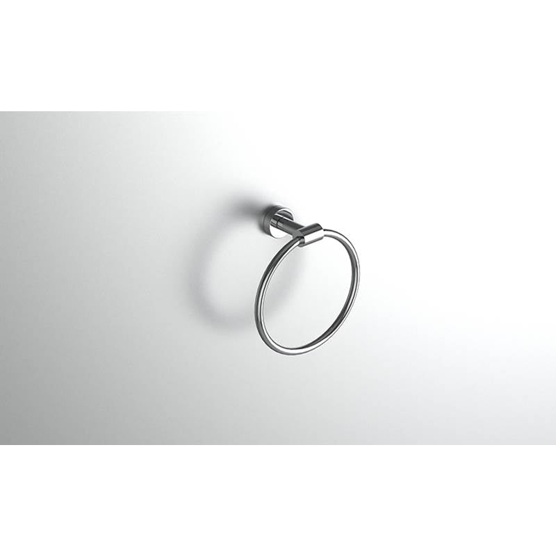 Neelnox - Collection Form Moderne Towel Ring Finish: Matte White - Matte White