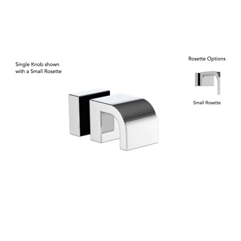 Neelnox - Collection Peninsular  Single Knob    Standard Rosette Finish: Matte White - Matte White