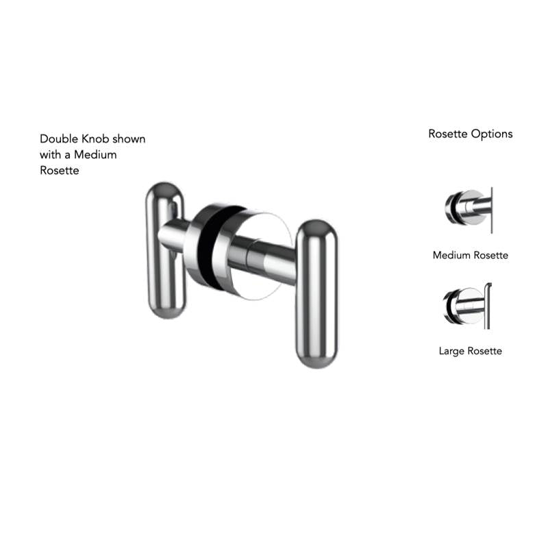 Neelnox - Collection Aire  Single Knob    Medium Rosette Finish: Matte White - Matte White