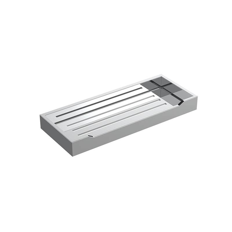 Neelnox - Series 580 Shower Shelf Size 12 x 4.9 x 1.4 inch Finish: Matte White - Matte White