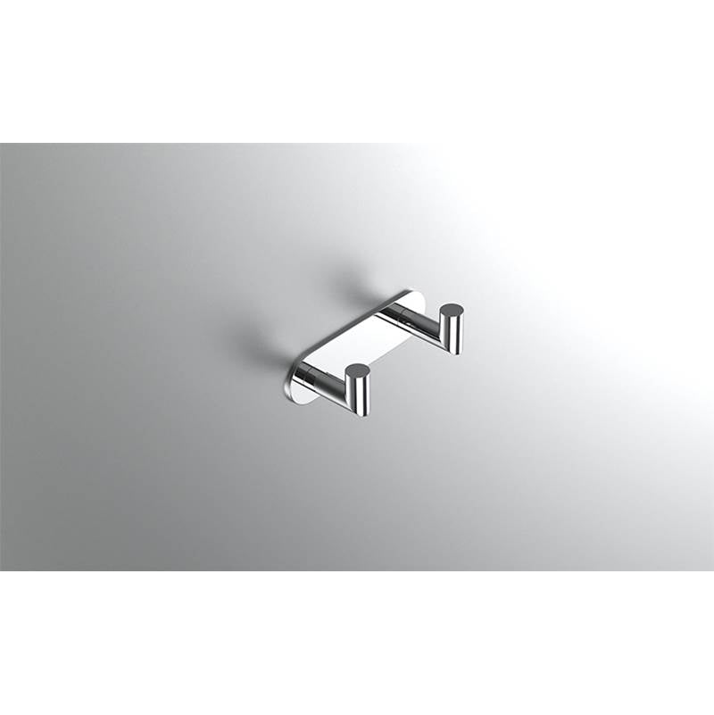 Neelnox - Collection Form Moderne Robe Hook Double Finish: Matte White - Matte White