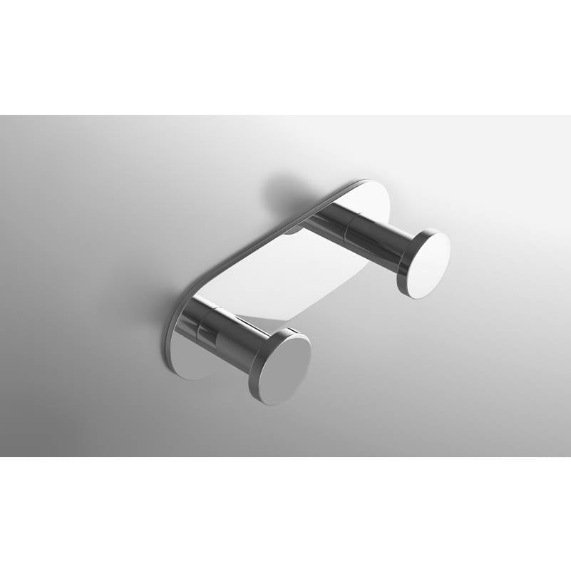 Neelnox - Collection Form Robe Hook Double Finish: Matte White - Matte White