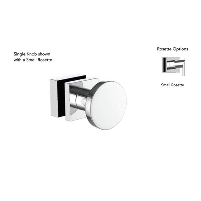 Neelnox - Collection NAVIGATOR  Single Knob    Standard Rosette Finish: Matte White - Matte White