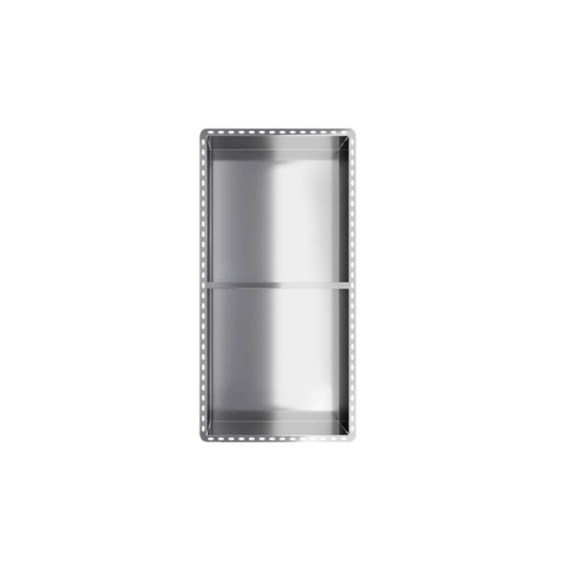 Neelnox - Series Origin Undermount Niche Installed Size12 x 24 x 3.8 Finish: Matte White - Matte White