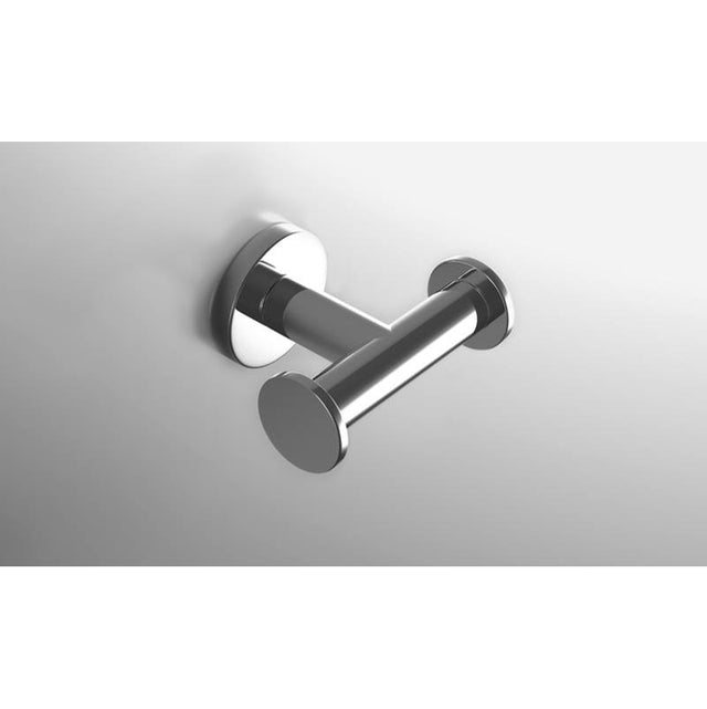 Neelnox - Collection Form Robe Hook Double Finish: Matte White - Matte White