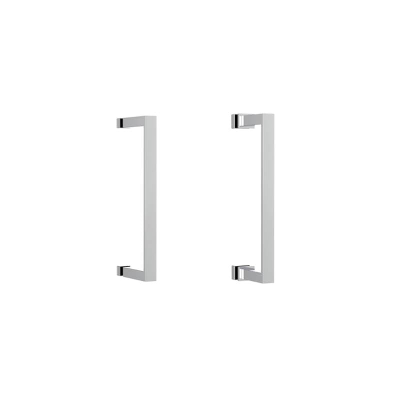 Neelnox - Collection ICONIC 6'' Single Door Handle   Medium Rosette Finish: Matte White - Matte White
