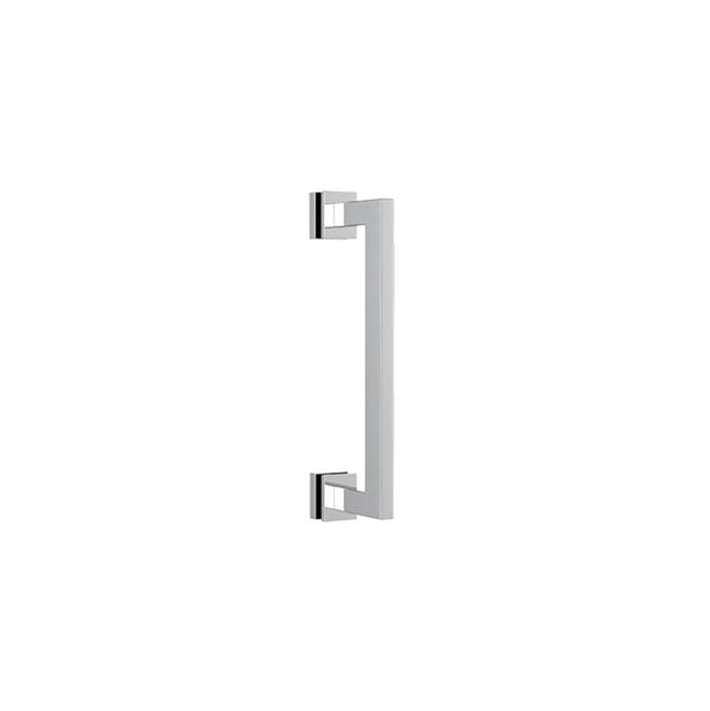 Neelnox - Collection ARGYLE 18'' Single Door Handle   Standard Rosette Finish: Matte White - Matte White