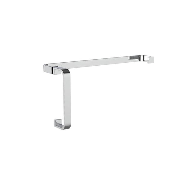 Neelnox - Collection Peninsular 8x18'' Offset Door Handle   Standard Rosette Finish: Matte White - Matte White