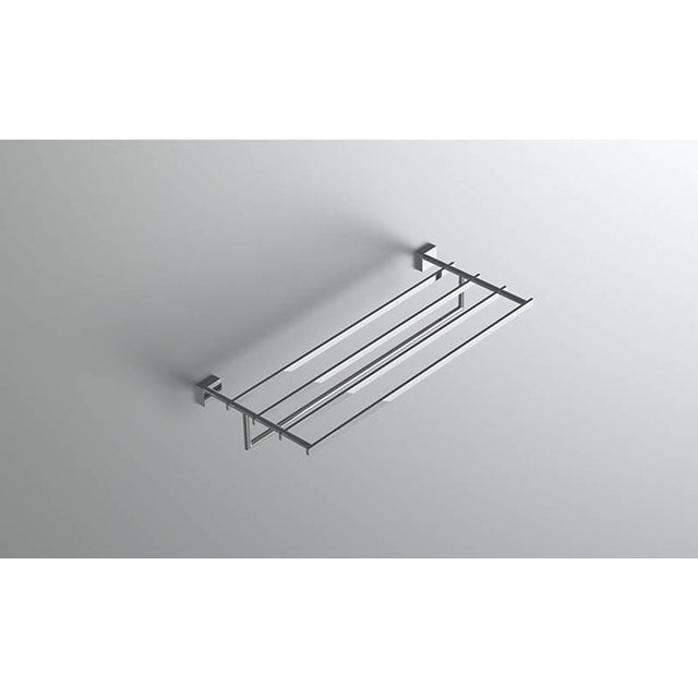 Neelnox - Collection Rhyme Towel Rack with Bar Finish: Matte White - Matte White