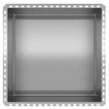 Neelnox - Series Origin Undermount Niche Installed Size12 x 12 x 3.8 Finish: Polished Rose Gold - Polished Rose Gold