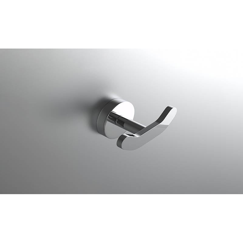 Neelnox - Collection Cello Robe Hook Double Finish: Matte White - Matte White