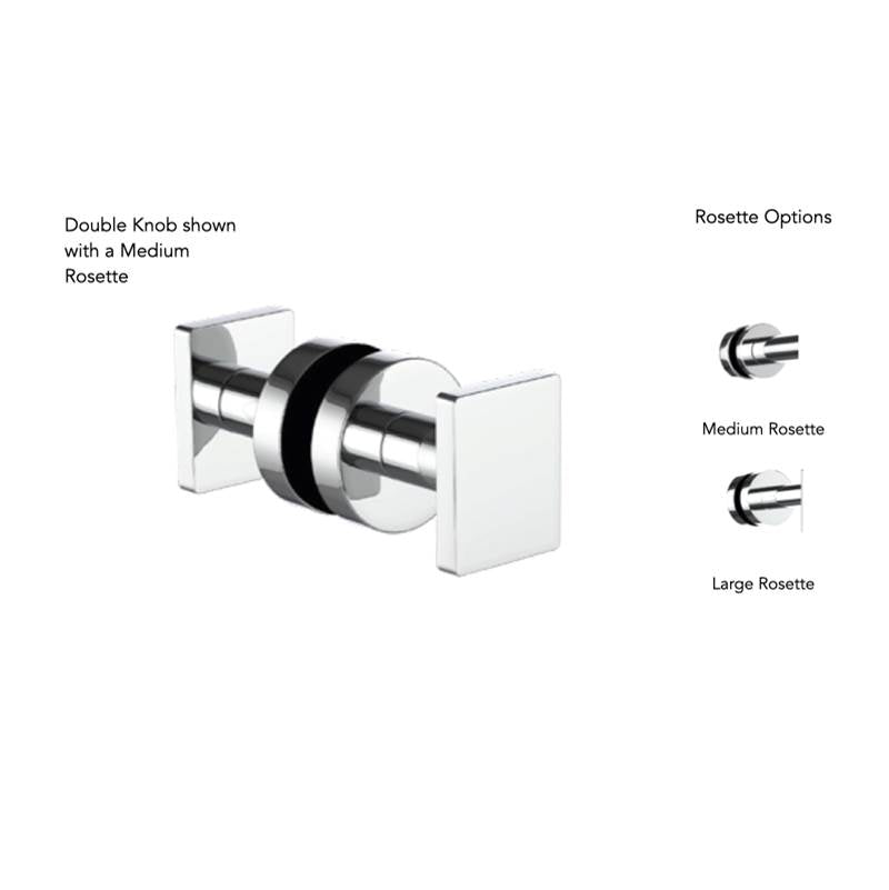 Neelnox - Collection FOREST  Double Knob    No Rosette Finish: Matte White - Matte White