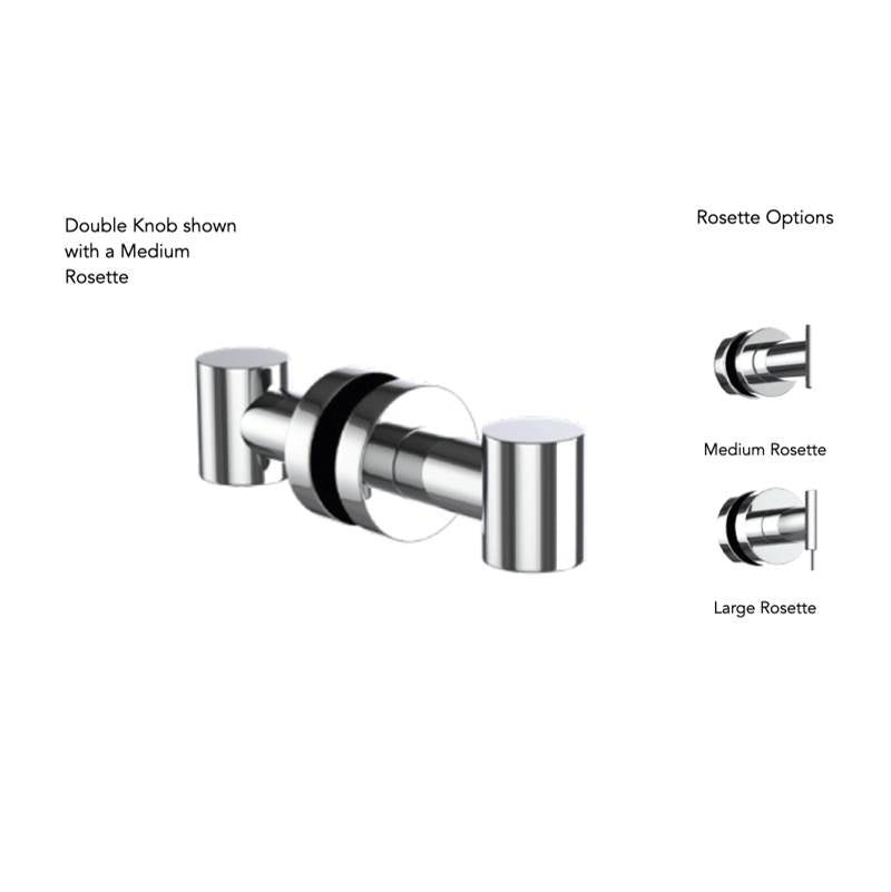 Neelnox - Collection ELOQUENCE  Double Knob    No Rosette Finish: Matte White - Matte White