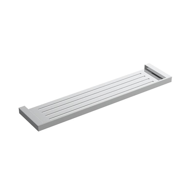 Neelnox - Series 560 Shower Shelf Size 18.8 x 4.4 x 0.8 inch Finish: Matte White - Matte White