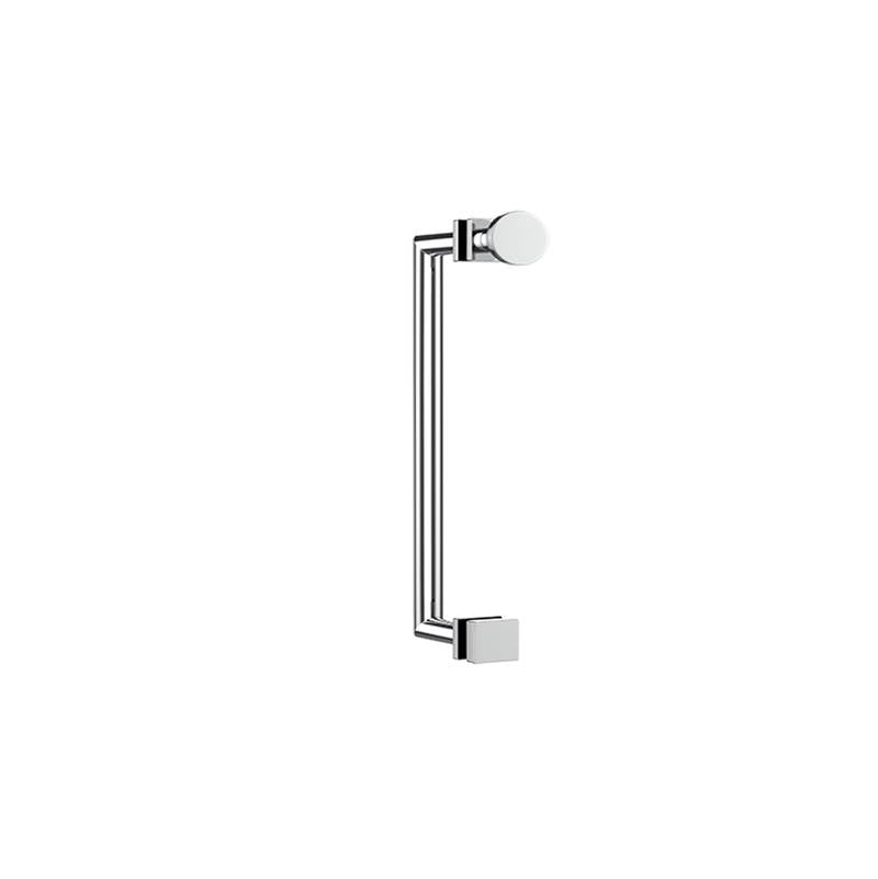 Neelnox - Collection NAVIGATOR 30'' Door Handle With Knob  Standard Rosette Finish: Matte White - Matte White