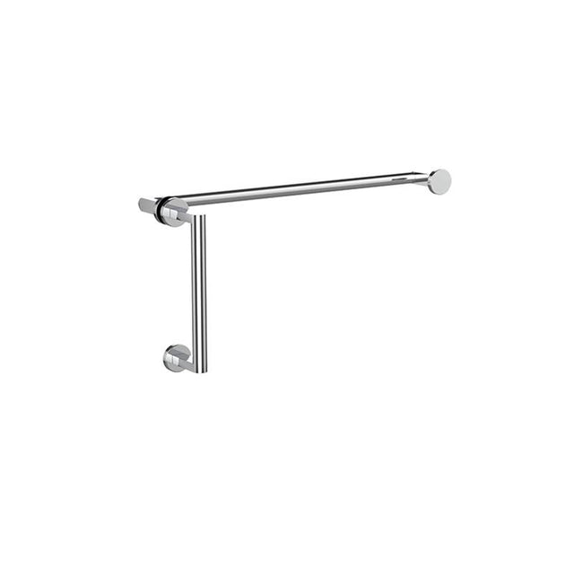 Neelnox - Collection Hugo 12x18'' Offset Door Handle   Standard Rosette Finish: Matte White - Matte White