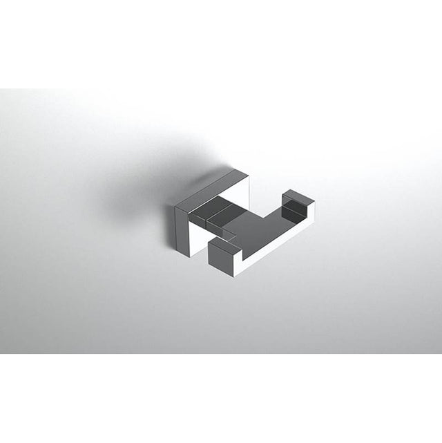 Neelnox - Collection Argyle Robe Hook Double Finish: Matte White - Matte White
