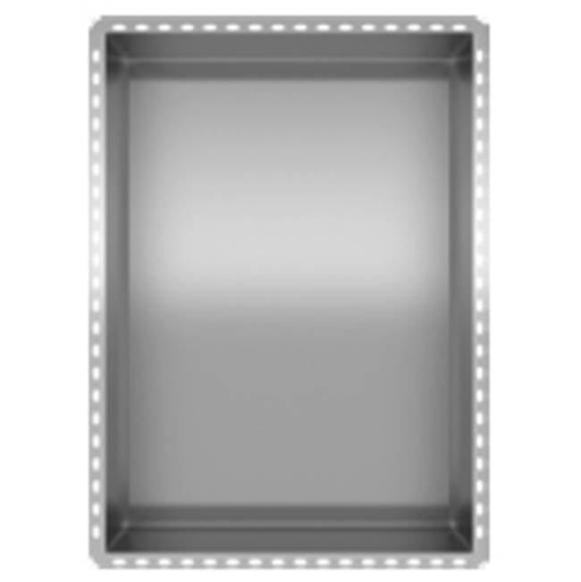 Neelnox - Series Origin Undermount Niche Installed Size12 x 18 x 3.8 Finish: Matte White - Matte White